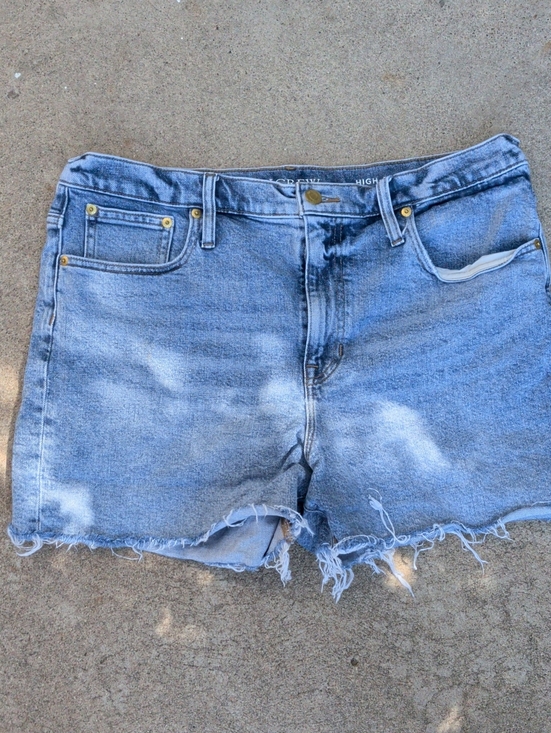 J. Crew Pants - High-Rise Light Blue Denim Cutoff Shorts